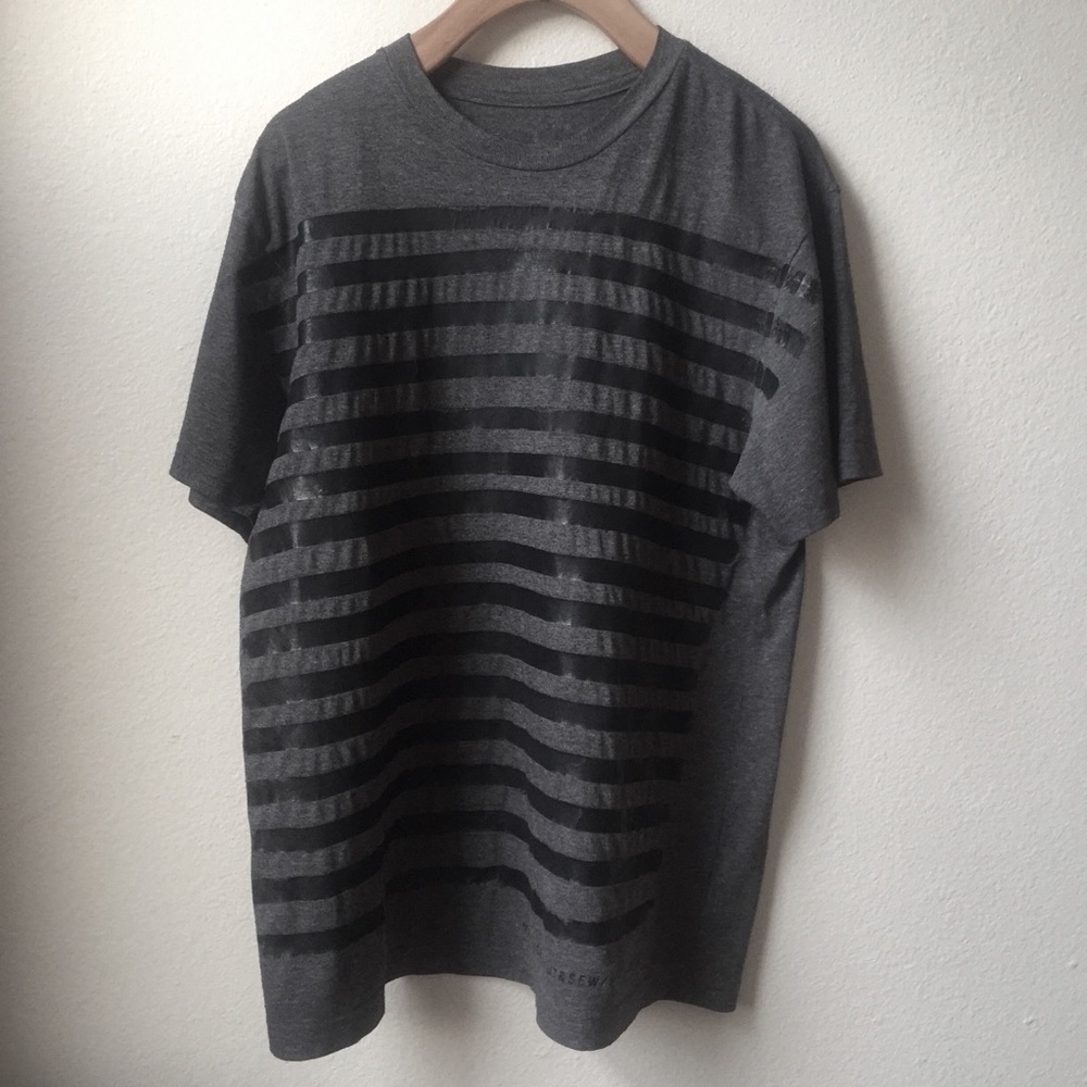 Coated Stripe T-Shirt